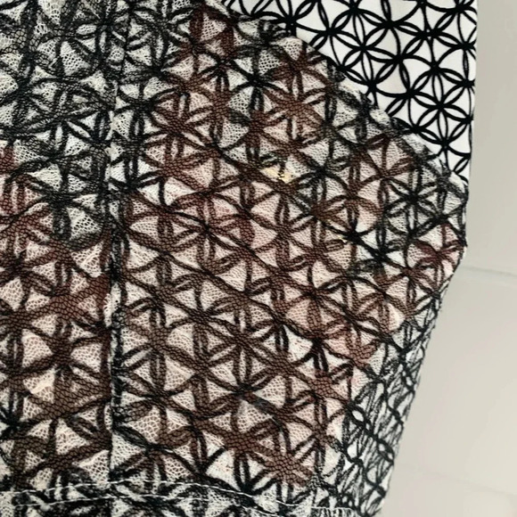 1X Style & Co Woman Short Sleeve Embellished Paisley Top - Picture 3 of 5